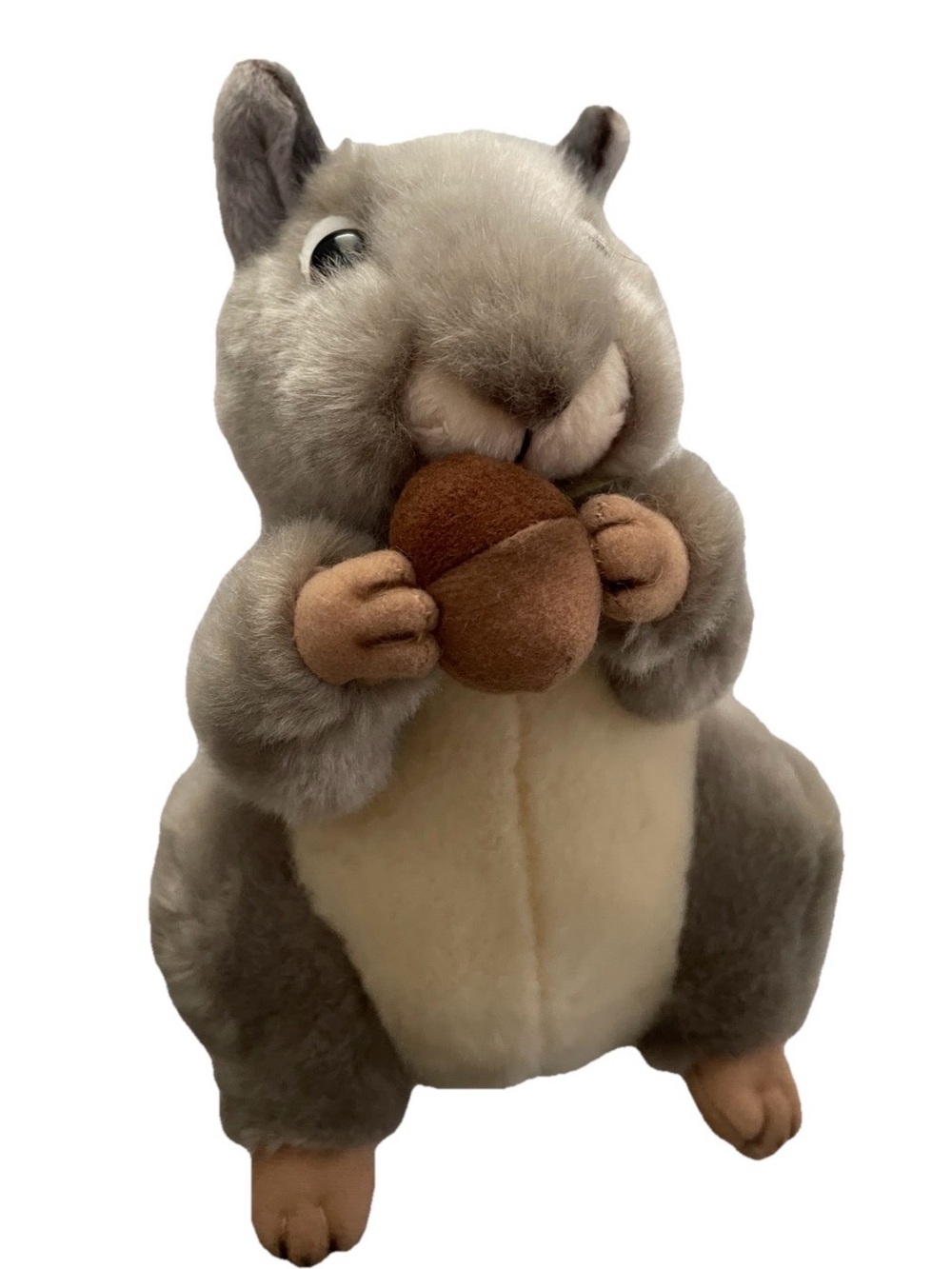 MIYONI by AURORA Medium Realistic Plush GREY SQUIRREL